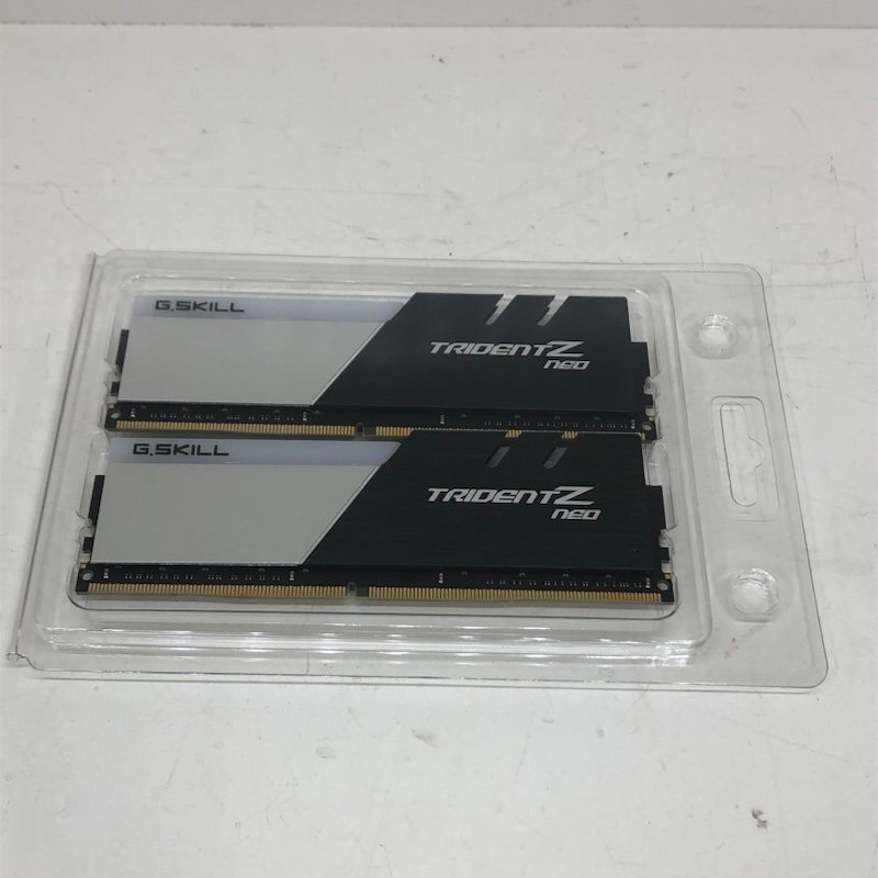 【ジャンク品】 F4-3600C18D-32GTZN TridentZ Neo 32GB (16GB×２) DDR4 ２枚セット 240412SK250059の画像1