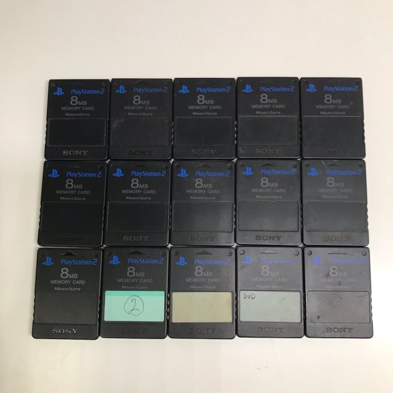 【ジャンク品】SONY Playstation2 プレステ2 メモリーカード 50個セット 230922SK390155の画像4