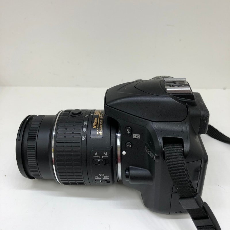 Nikon ニコン 一眼レフカメラ D3300 AF-S DX NIKKOR 18-55mm 1:3.5-5.6 G VR Ⅱ 240328SK190867の画像3