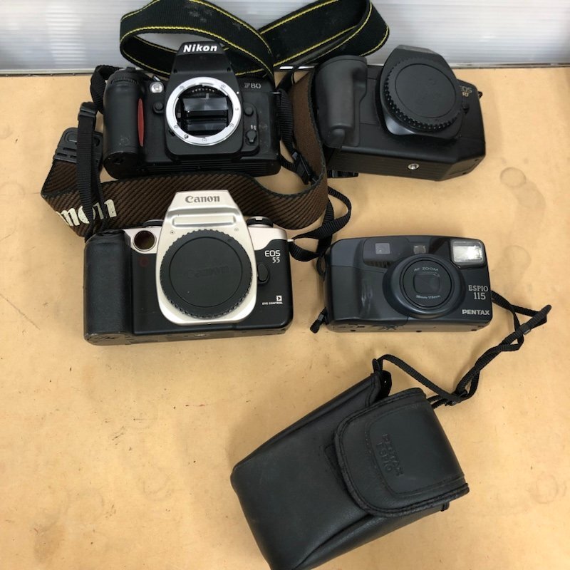 【ジャンク品】 フィルムカメラ レンズ カメラ用品 まとめ売り 約〇〇kg /NIKON F80/CANON EOS RT/OLYMPUS105R 他 多数 240326SK120522の画像7