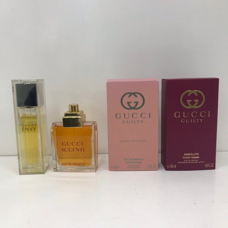 GUCCI グッチ 香水 まとめて4点セット ENVY ACCENTI GUILTY LOVE EDITION 240402SK380347の画像1