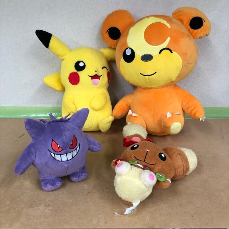 ポケモン ぬいぐるみ まとめ売り ピカチュウ ゲンガー ミミロル ロトム ワッカネズミ 他 プライズ 三英貿易 240410SK010866の画像4