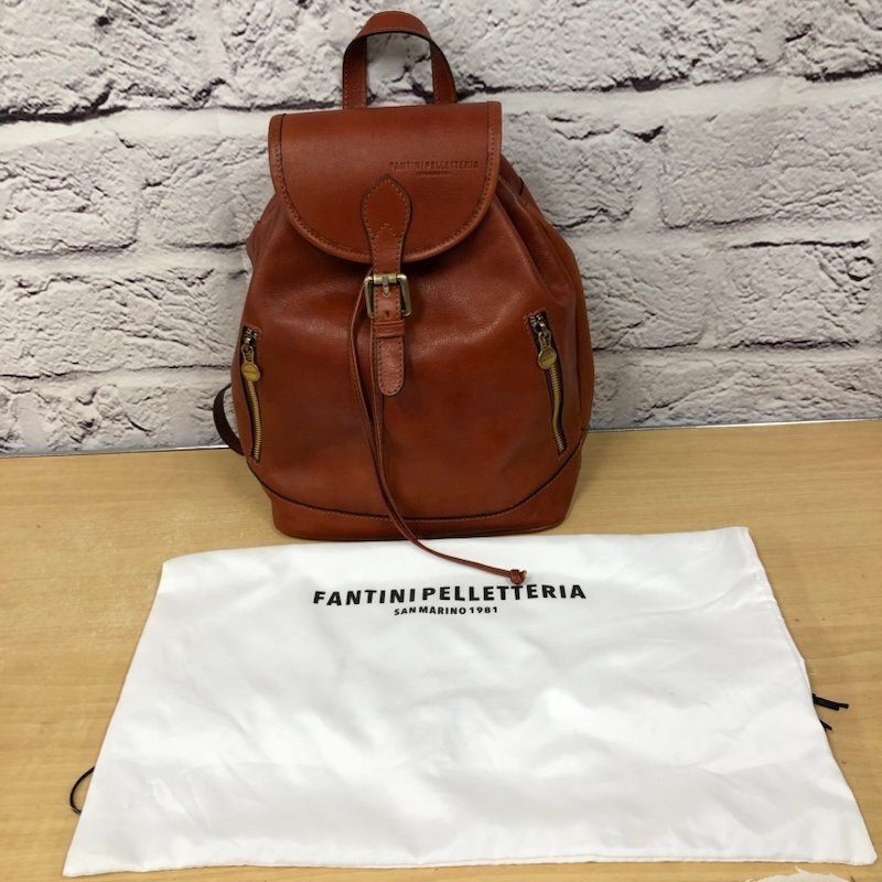 FANTINI PELLETTERIA leather original leather rucksack brown group 240315SK380001