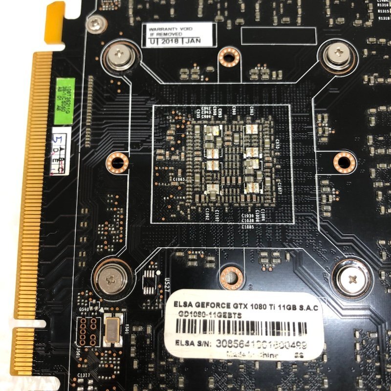 ELSA グラフィックボード GeForce GTX 1080 Ti 11GB グラボのみ 240415SK010514の画像6