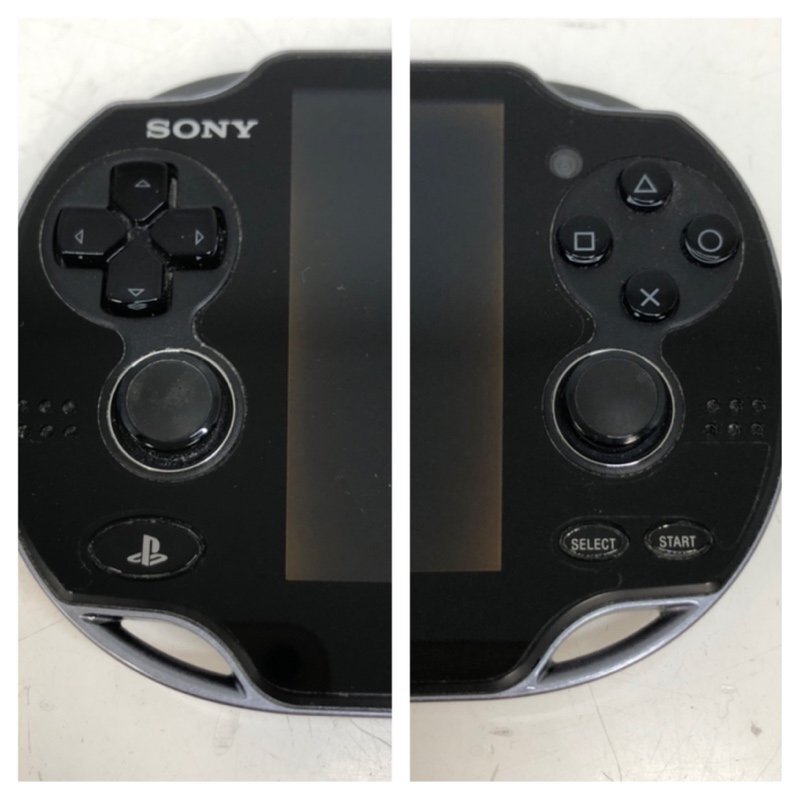 SONY PlayStation Vita PSVITA PCH-1100 3G/Wi-Fiモデル クリスタルブラック ヴィータ 焼け 240416SK370035_画像7