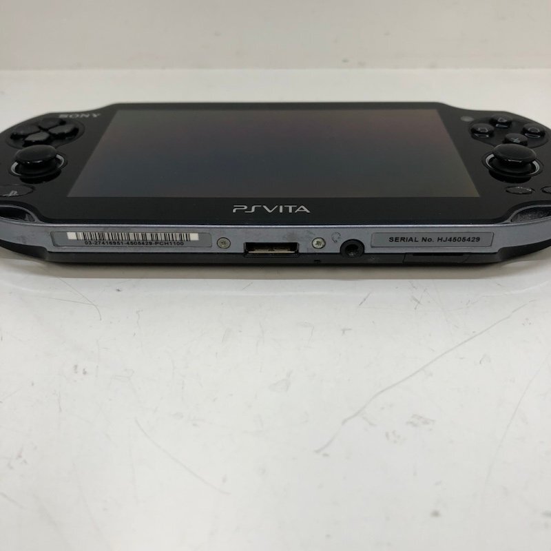 SONY PlayStation Vita PSVITA PCH-1100 3G/Wi-Fiモデル クリスタルブラック ヴィータ 焼け 240416SK370035_画像5