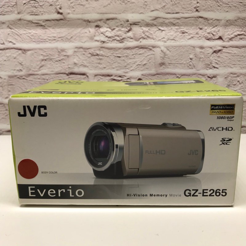 JVC Victor ビクター Everio エブリオ GZ-E265-R デジタルビデオカメラ 240321SK040344_画像9