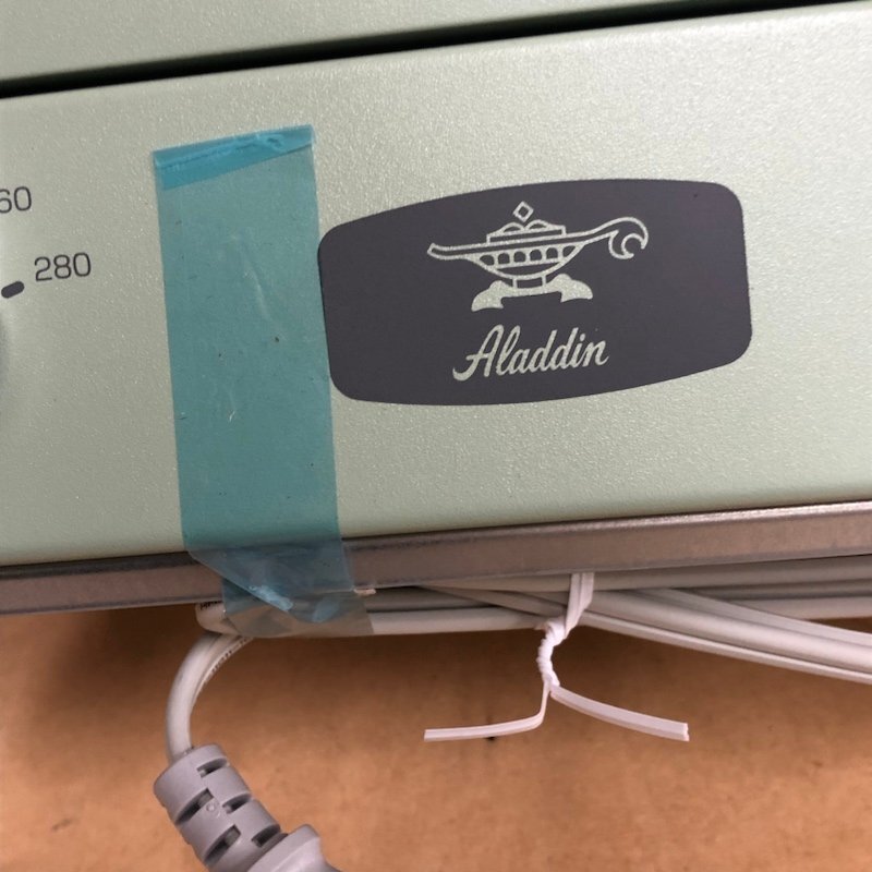 [ unused goods ] Aladdin graphite toaster AET-GS13C green Aladdin 2023 year made 240424SK220185