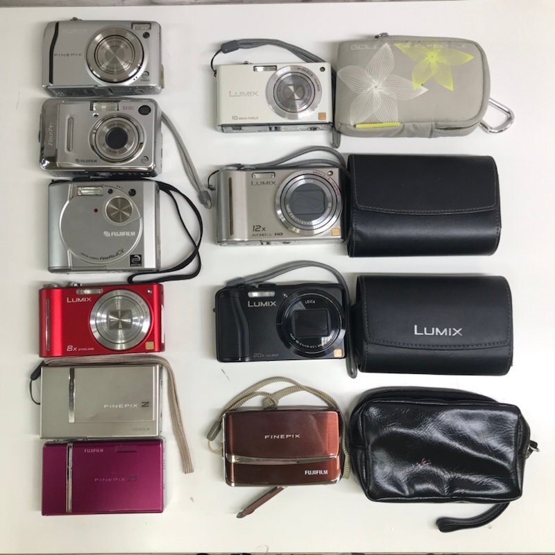 [ junk ]Panasonic LUMIX FUJIFILM FINEPIX other digital camera 10 pcs set sale 240315SK430270