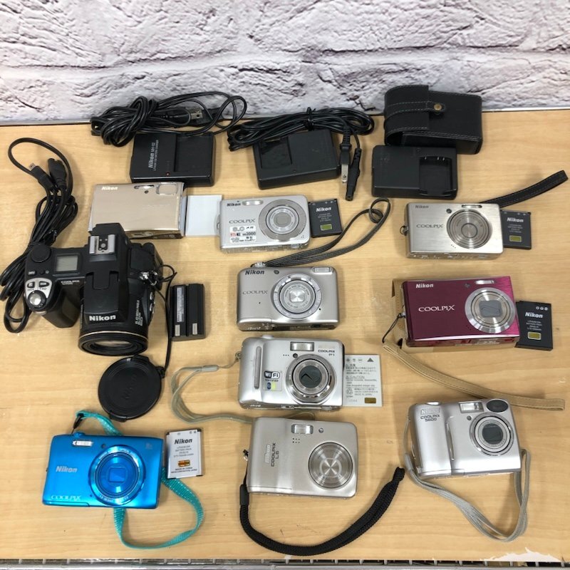 [ junk ]Nikon COOLPIX digital camera 10 pcs set sale 240214SK260519