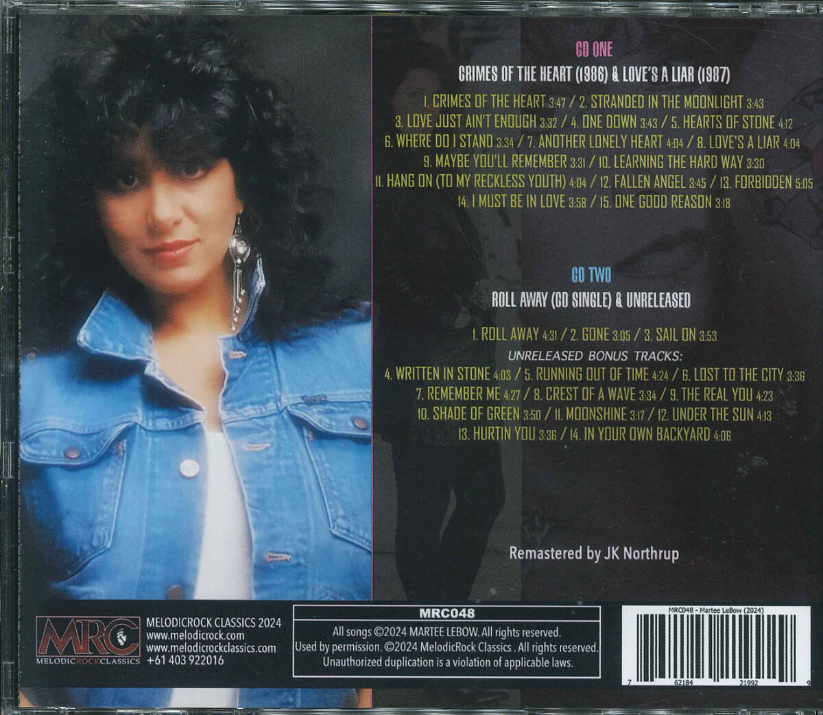 AOR / Light Mellow / BES / Hard Pop ★ Martee LeBow / Rock Anthology 1986-1993_画像2