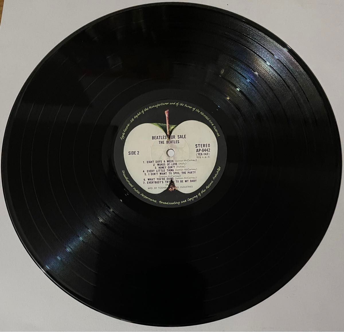 お値下げ！ビートルズ'65/ Beatles For Sale LP 国内盤見開き仕様　 東芝音楽工業AP-8442歌詞カード付