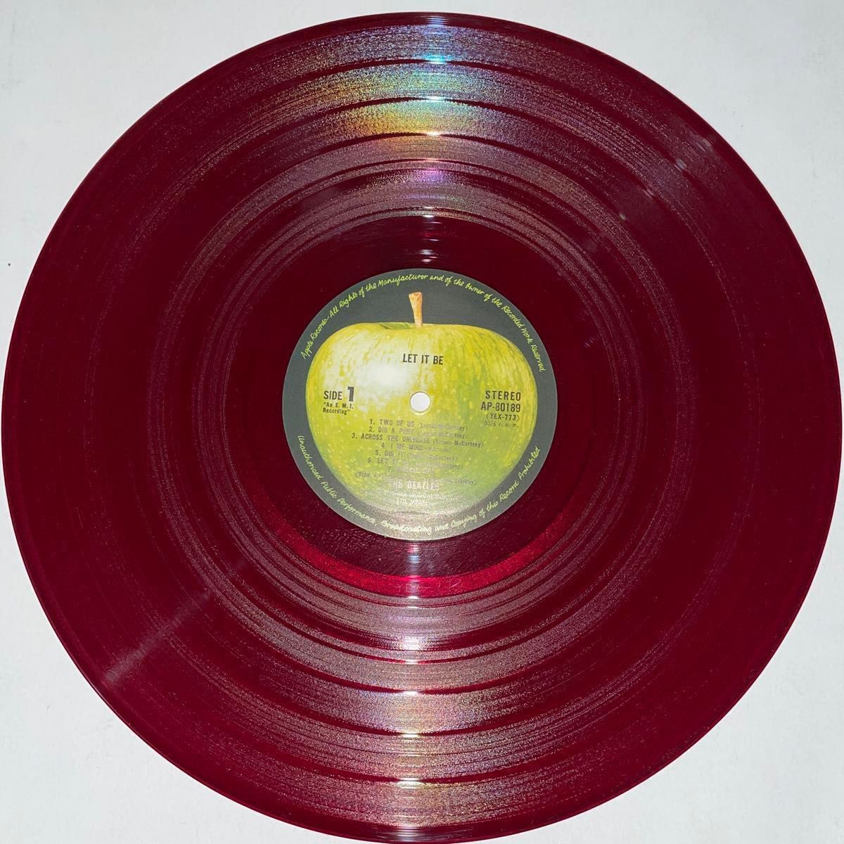 希少・赤盤 】ビートルズ/レット・イット・ビー赤盤 LP BEATLES 希少・赤盤 】ビートルズ/レット・イット・ビー赤盤 LP BEATLES