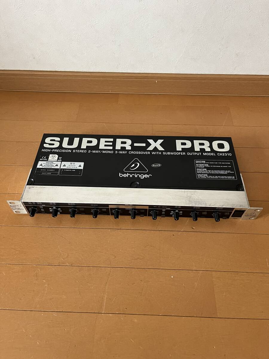 ベリンガー チャンネルデバイダー  BEHRINGER SUPER-X PRO CX2310の画像2