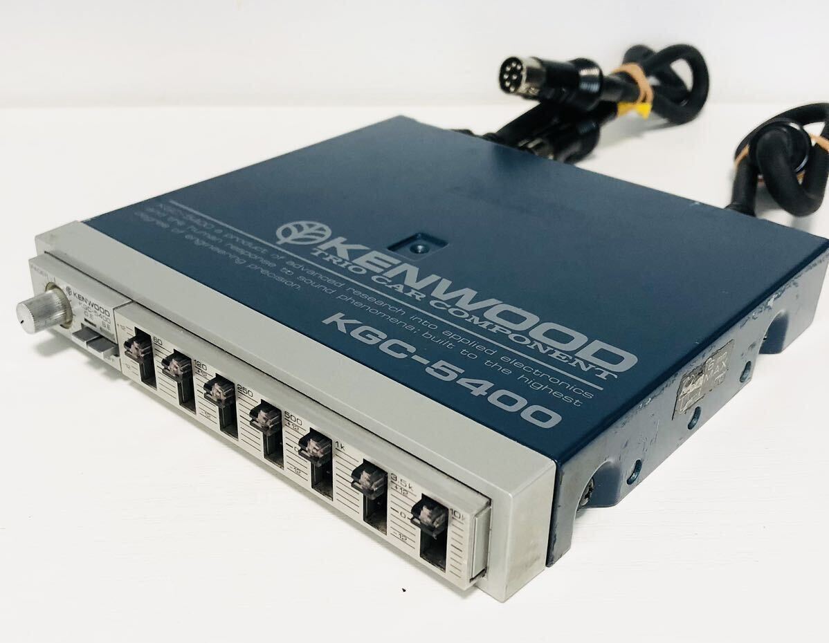 ★当時物★ KENWOOD ケンウッド イコライザー KGC-5400 旧車 昭和レトロ 希少品 ジャンク品の画像3