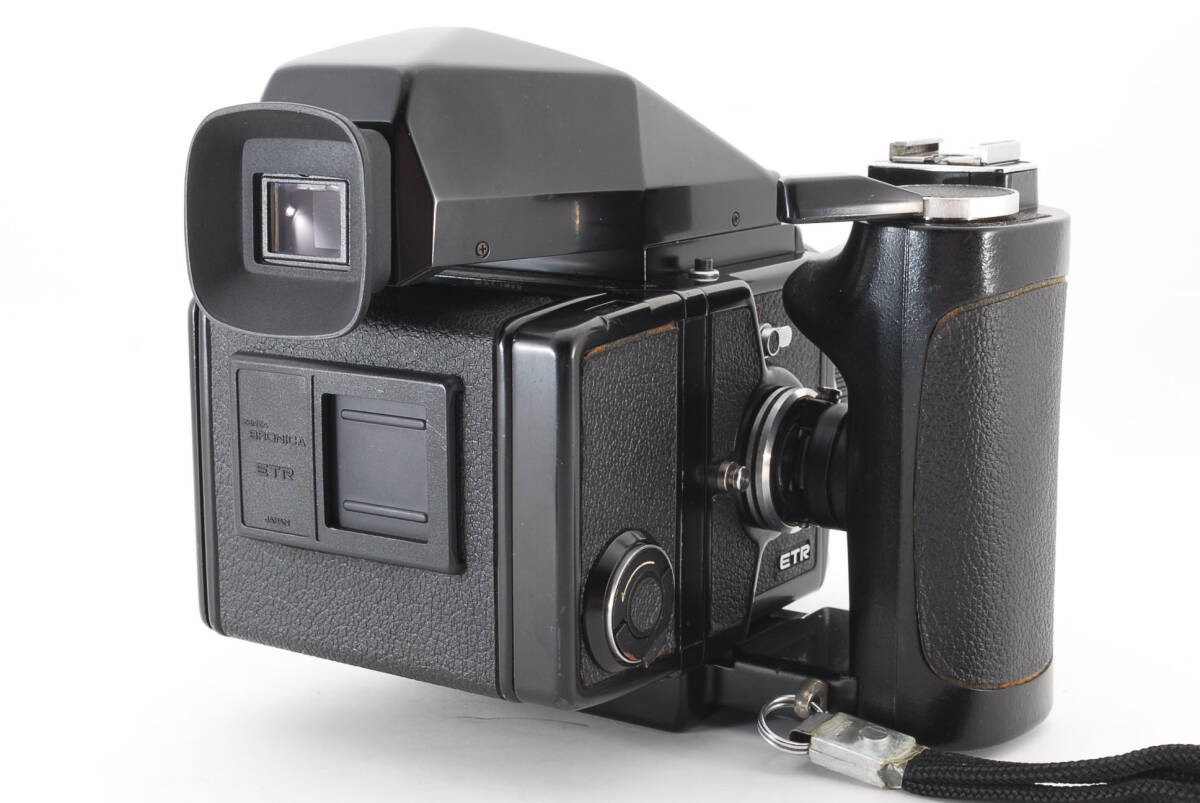 ZENZA BRONICA / ゼンザブロニカ ETR / ZENZANON MC 1:2.8 75mm / 中判カメラ シャッターグリップ 現状品 1111953_画像4