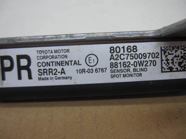 トヨタ　プリウス　ZVW51　ブラインド　スポット　モニター　センサー　88162-0W270_画像4