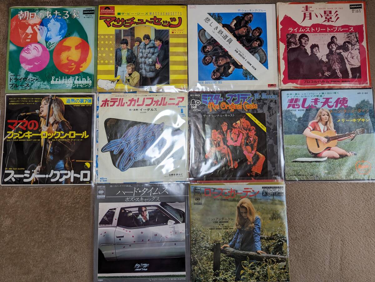 ALL 国内盤 100枚 7インチ シングル EP 洋楽 ロック ポップスなど レコード 大量セット まとめての画像2