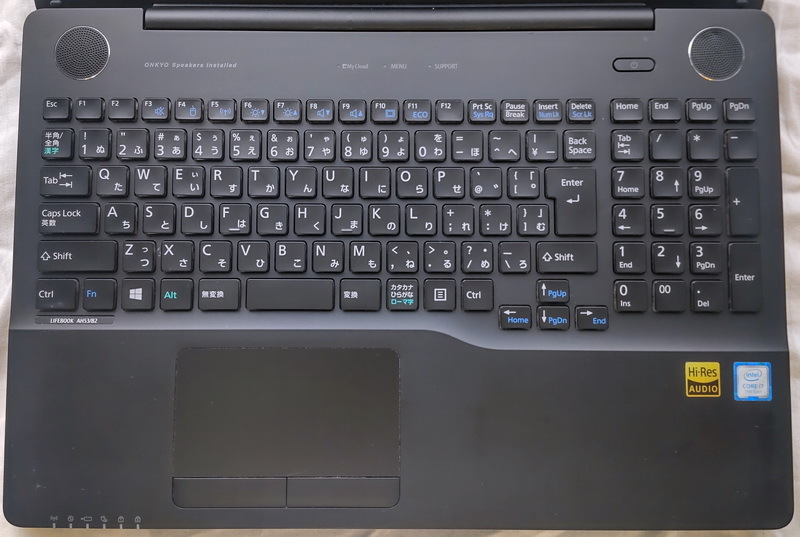 【難あり】富士通 FMV LIFEBOOK AH53/B2/i7-7700HQ/1920x1080/SSD 960GB/8GBの画像2