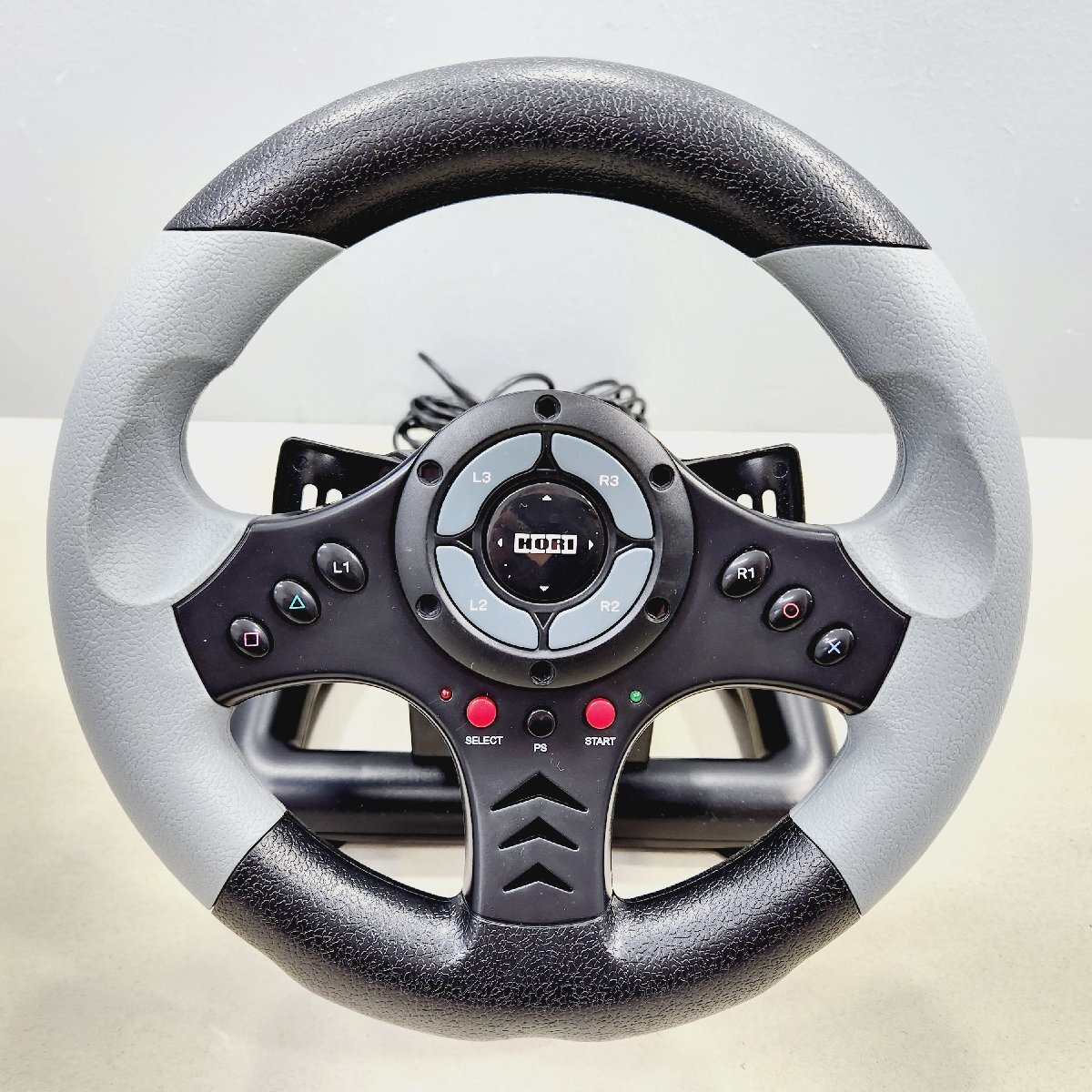 ☆現状品 360 THRUSTMASTER Modena Racing Wheel/HORI PS3ハード ステアリングホイール3 ハンコン 2台セット 同梱不可 1円スタート_画像8