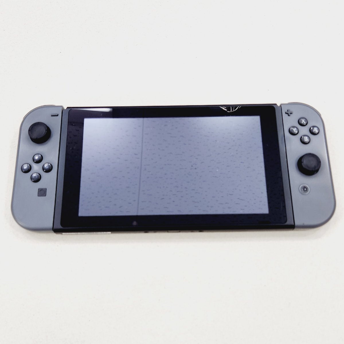 ◇【1】初期化済み 箱イタミ Nintendo Switch 本体 (ニンテンドースイッチ) 新型 Joy-Con(L)/(R) グレー 同梱不可　1円スタート_画像2