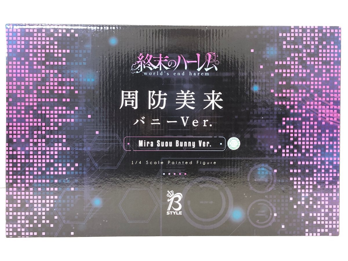△未開封品 STYLE/スタイル 周防美来 バニーVer. 1/4スケールフィギュア 終末のハーレム 同梱不可 1円スタート