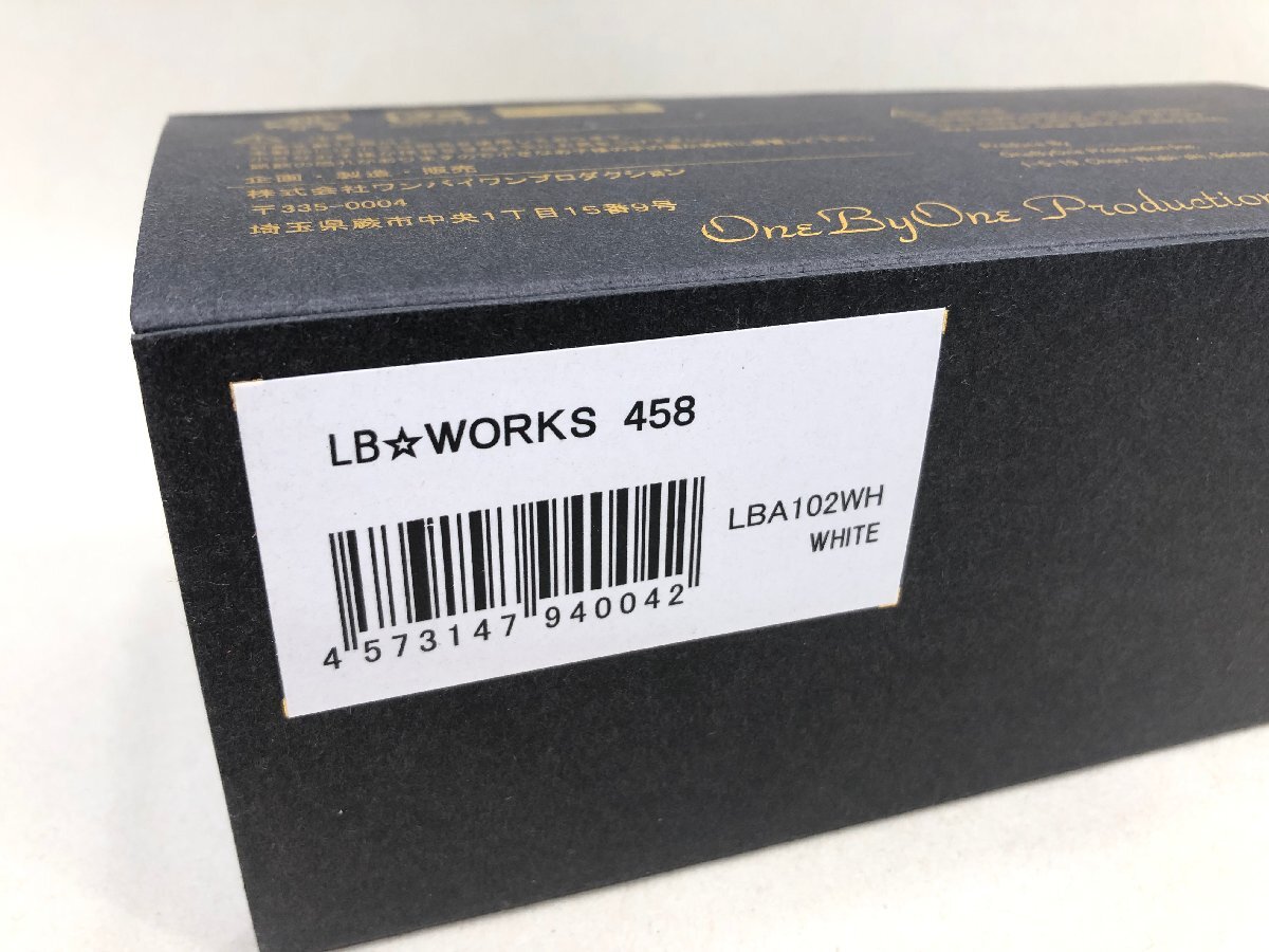 〇【15】1/43 LB☆WORKS 458 LBA102WH〈LBホワイト×レッドメタリックホイール〉 同梱不可 1円スタート_画像2