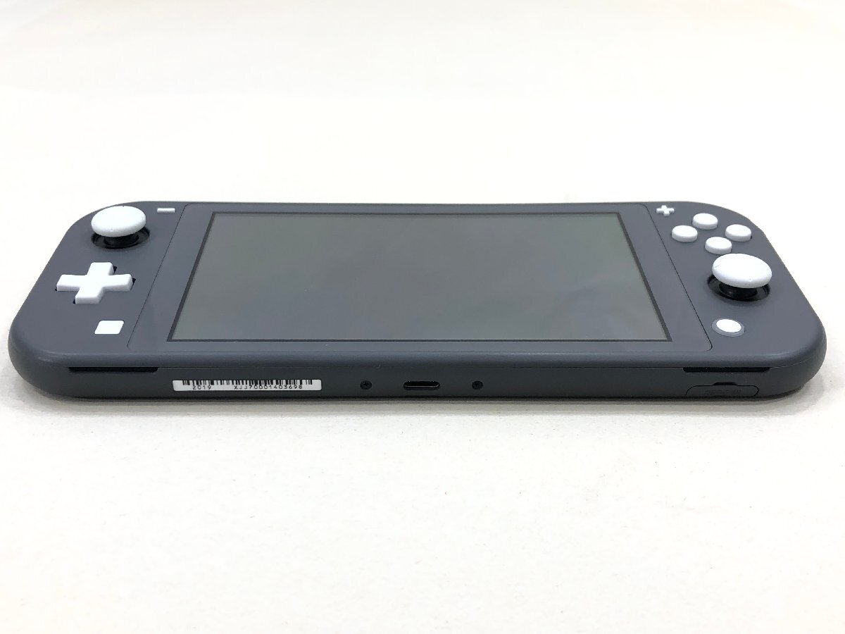 △【3】ジャンク Nintendo Switch Lite/スイッチライト グレー 任天堂 ニンテンドー 同梱不可 1円スタート_画像4