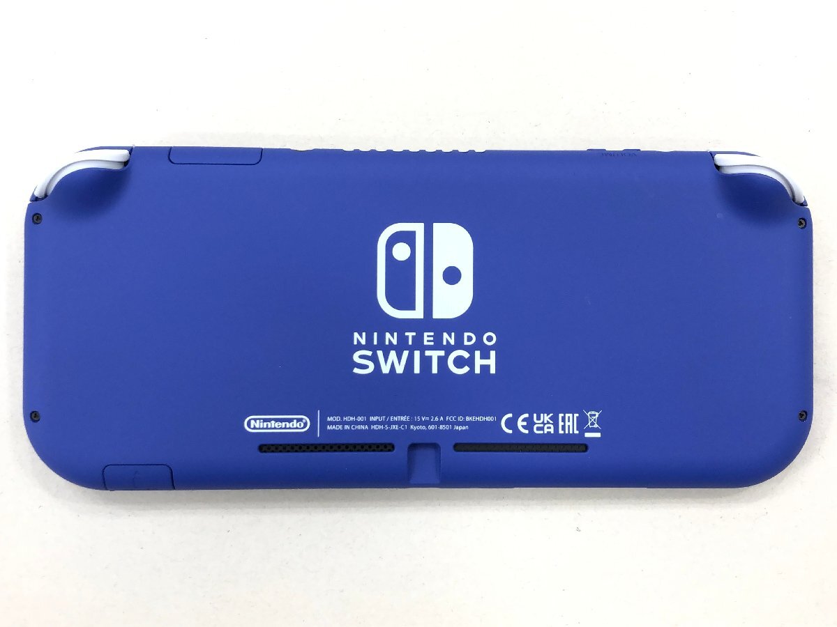 △【2】初期化済み Nintendo Switch Lite/スイッチライト ブルー 任天堂 ニンテンドー 同梱不可 1円スタート_画像3