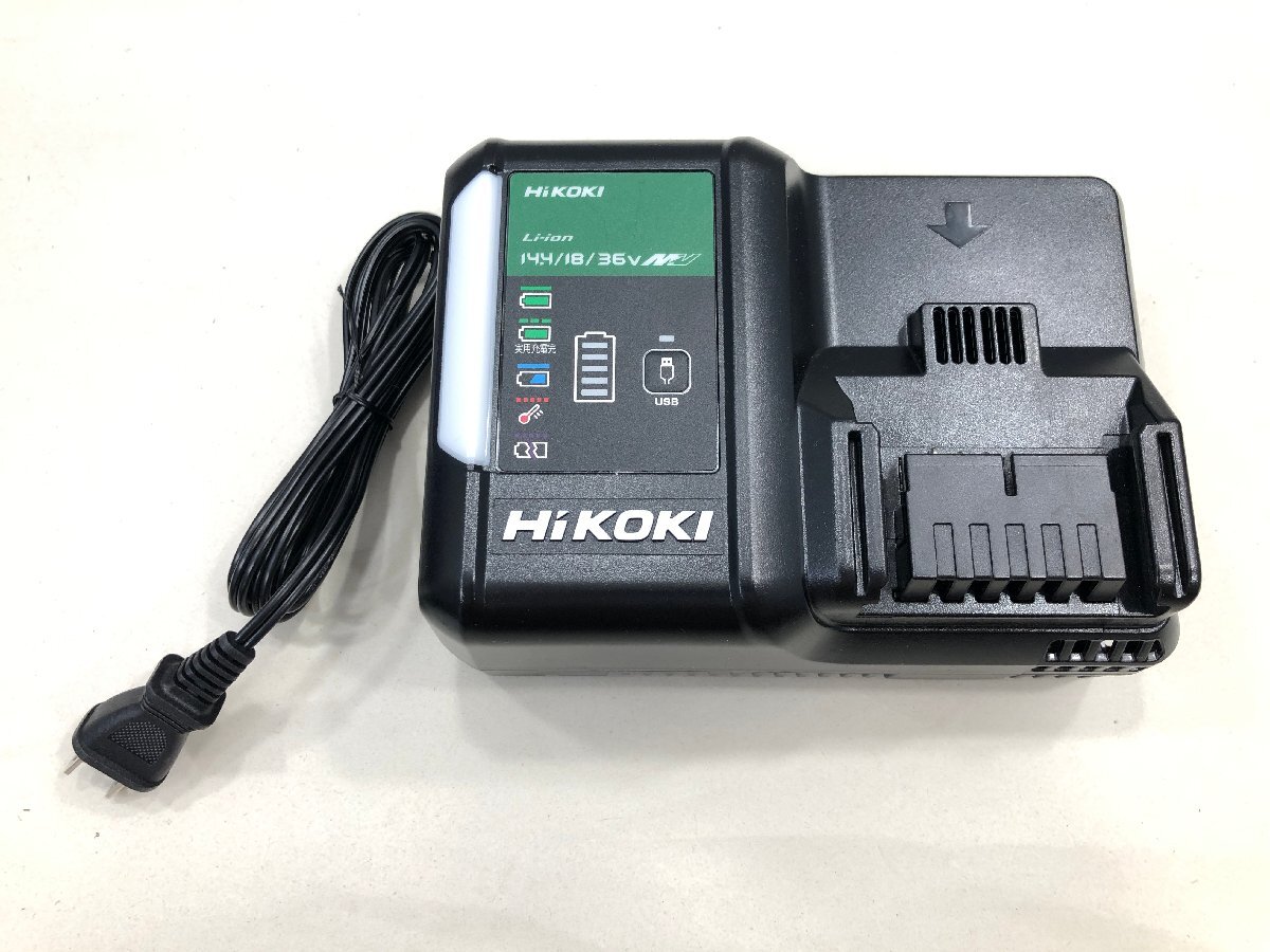 〇HiKOKI ハイコーキ コードレスインパクトレンチ WR18DH 電池 BSL36A18X ２個・急速充電器UC18YDL2 付き 同梱不可 1円スタート