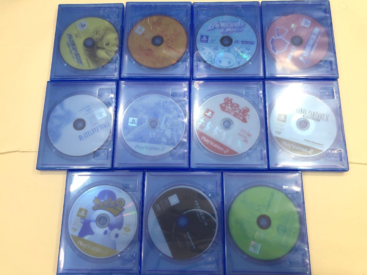 〇【5】ジャンク PS/PS2 ソフト82本おまとめ サルゲッチュ/ナルト/FF/モンハン/龍が如く 同梱不可 1円スタート