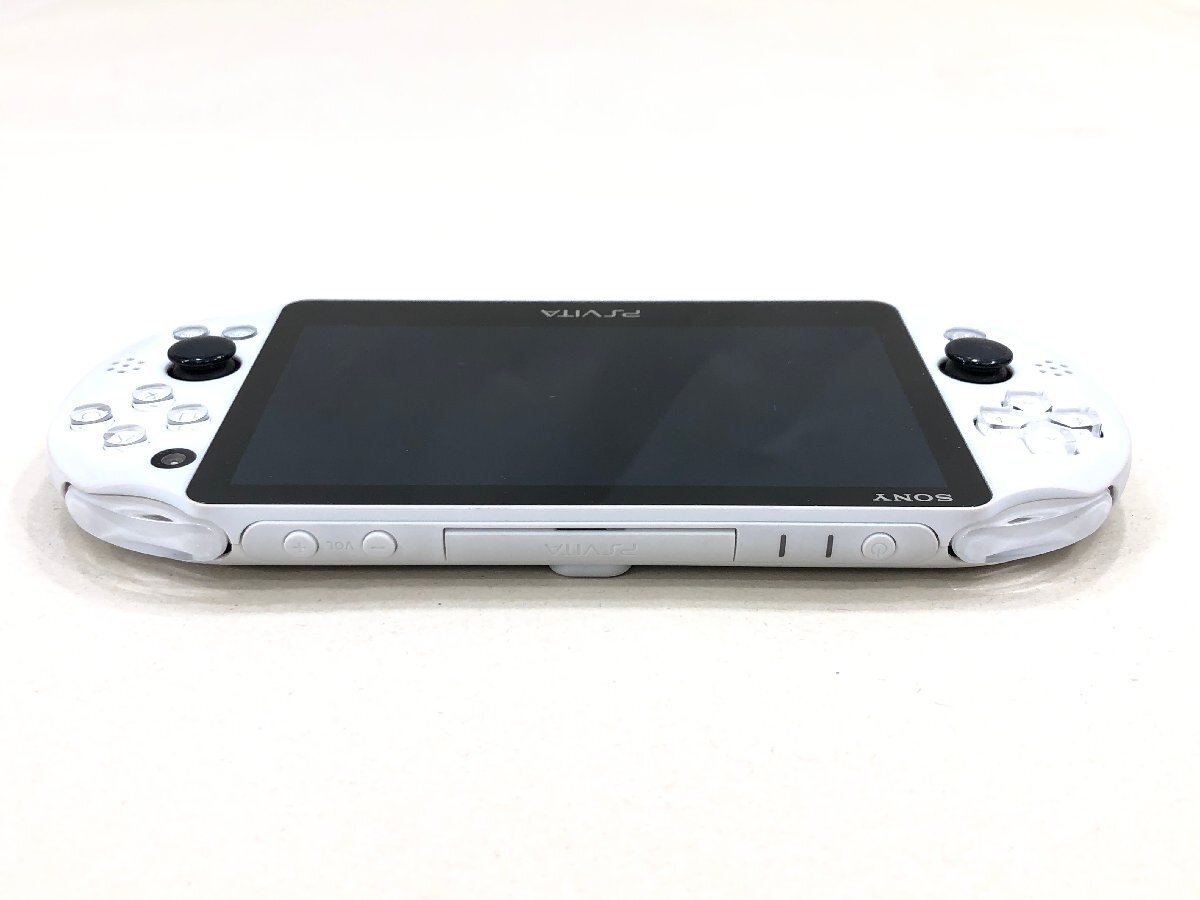 △【8】初期化済み SONY PSVITA PCH-2000 ZA22 グレイシャー・ホワイト ソニー 同梱不可 1円スタート_画像6