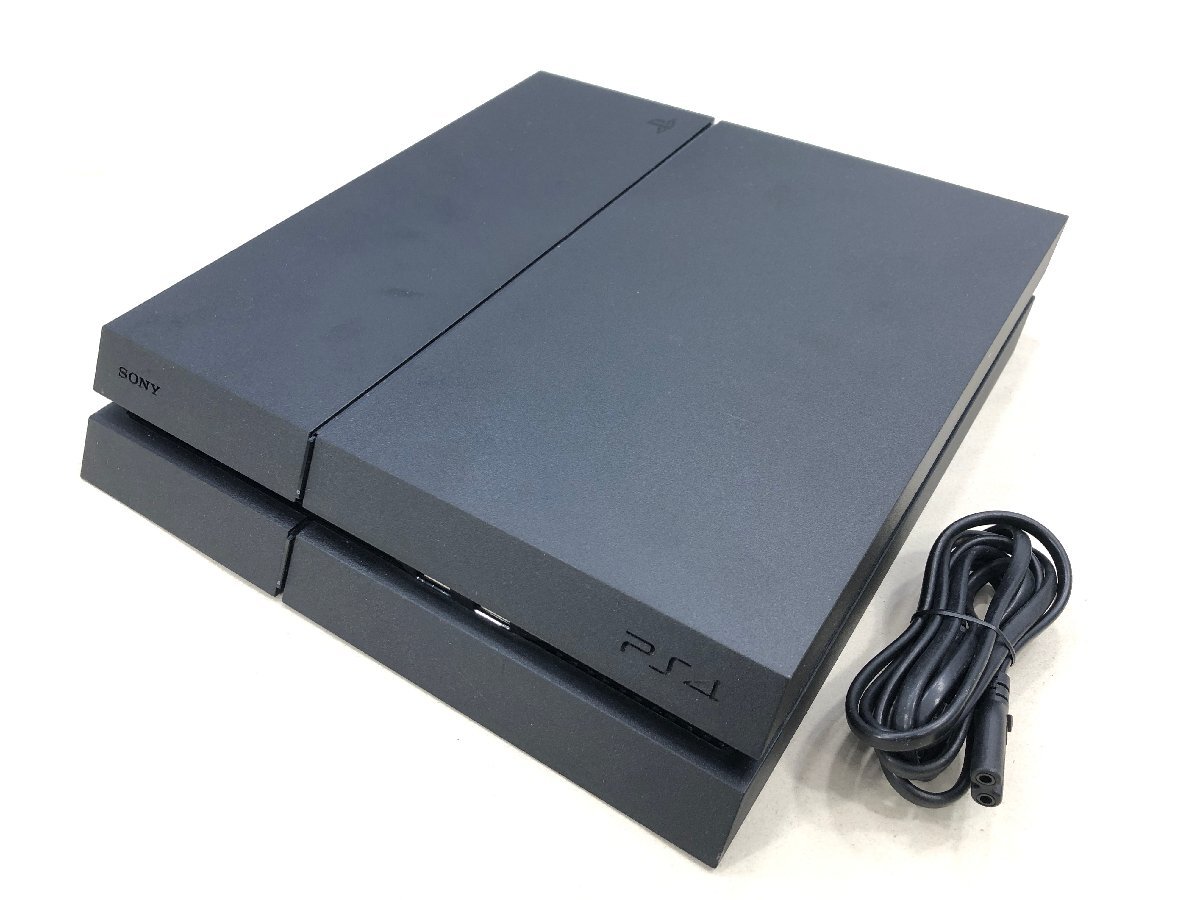 △【1】初期化済み SONY PS4 CUH-1200A ジェットブラック 500GB 同梱不可 1円スタート