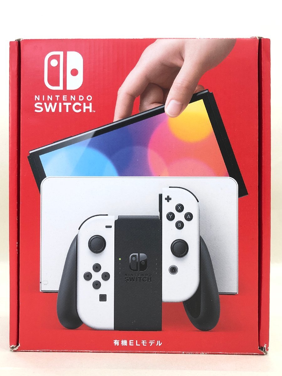^[5] the first period . ending Nintendo Switch/ Nintendo switch have machine EL model Joy navy blue white including in a package un- possible 1 jpy start 