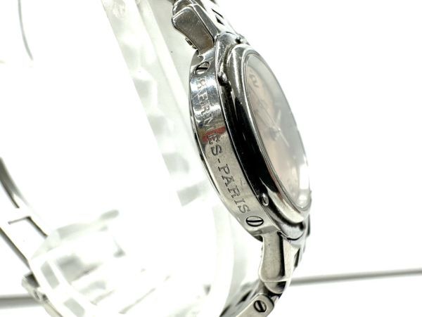 B028-C8-78 ◎ HERMES ヘルメス クリッパー CL4.210 レディース クオーツ 腕時計の画像3