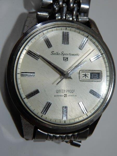 SEIKO イルカ裏蓋 セイコー sports matic 6619-8970 21石 レターパックプラス可 0430W3G_画像2