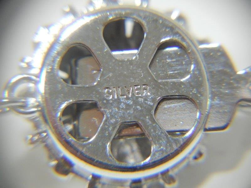 SILVER 本真珠7.9-8ｍｍ ネックレス 銀色 パール アクセサリー レターパックプラス可 0424W5G_画像6