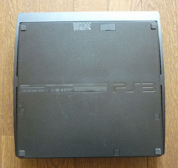 プレイステーション3　PlayStation3　120GB　本体　コントローラ　CECH2000A　ジャンク　初期化済　プレイステーション用D端子ケーブル_画像4
