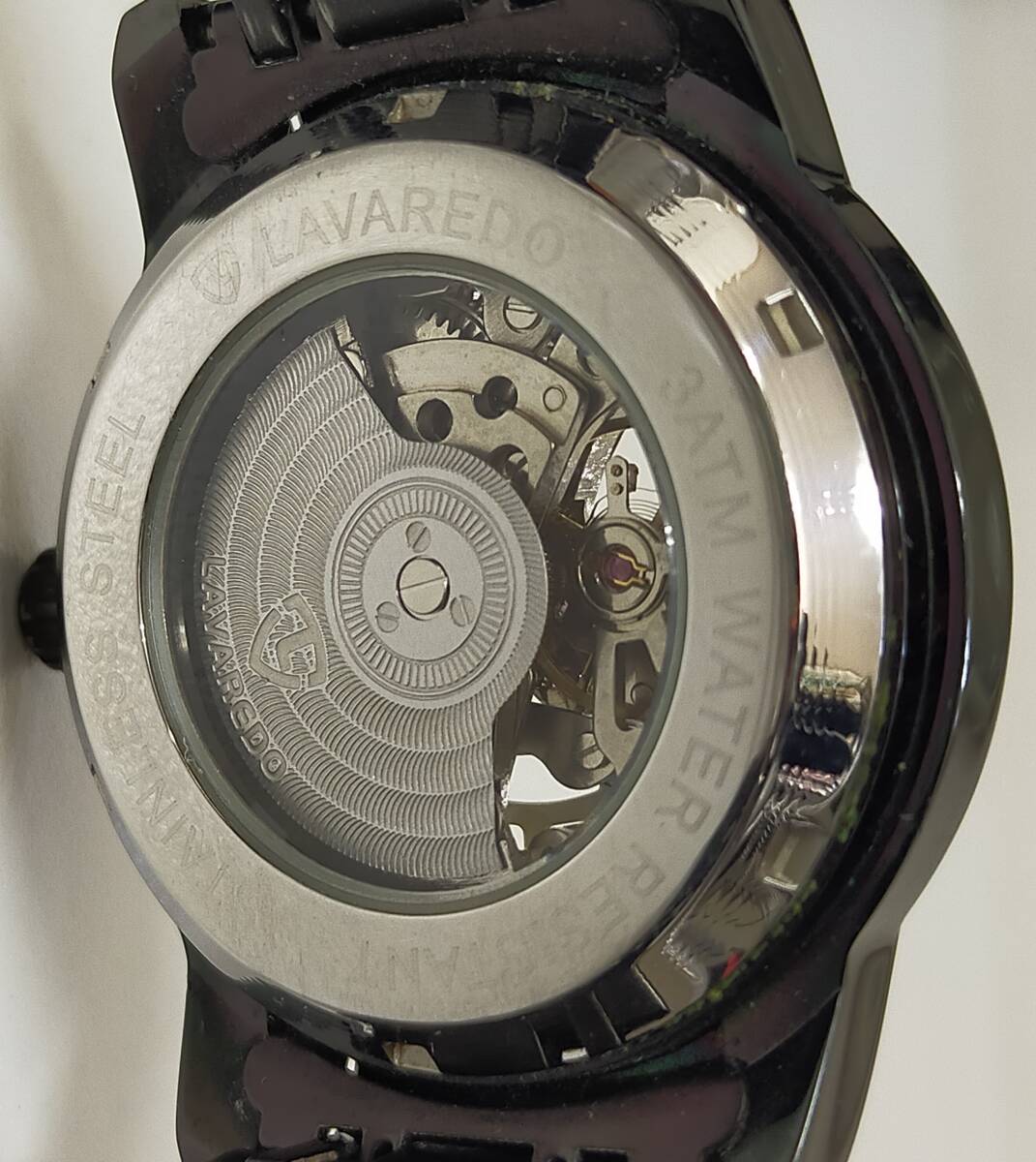 腕時計 LAVAREDO 自動巻き スケルトン 稼働品 ラヴァレードの画像8