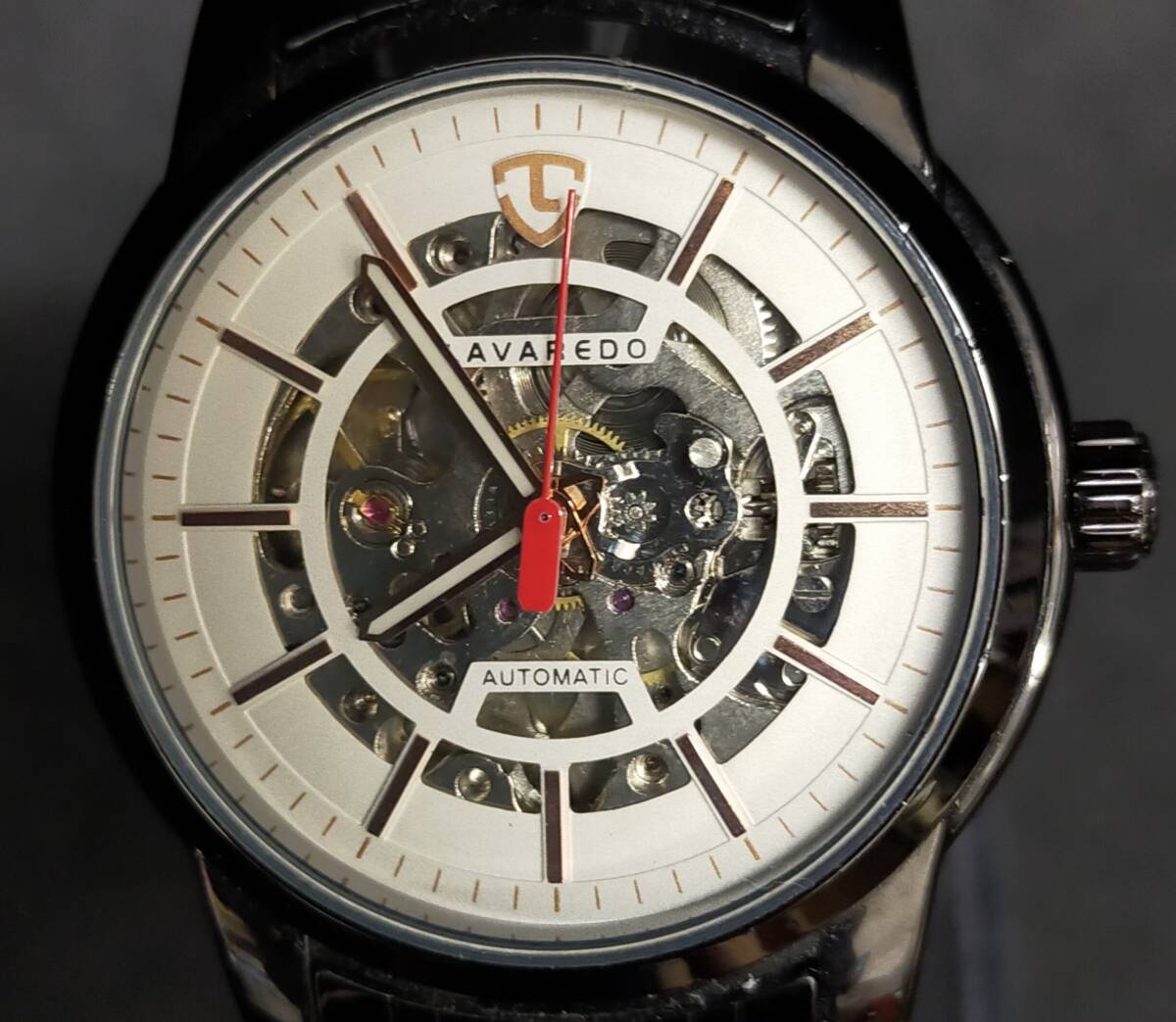 腕時計 LAVAREDO 自動巻き スケルトン 稼働品 ラヴァレードの画像2