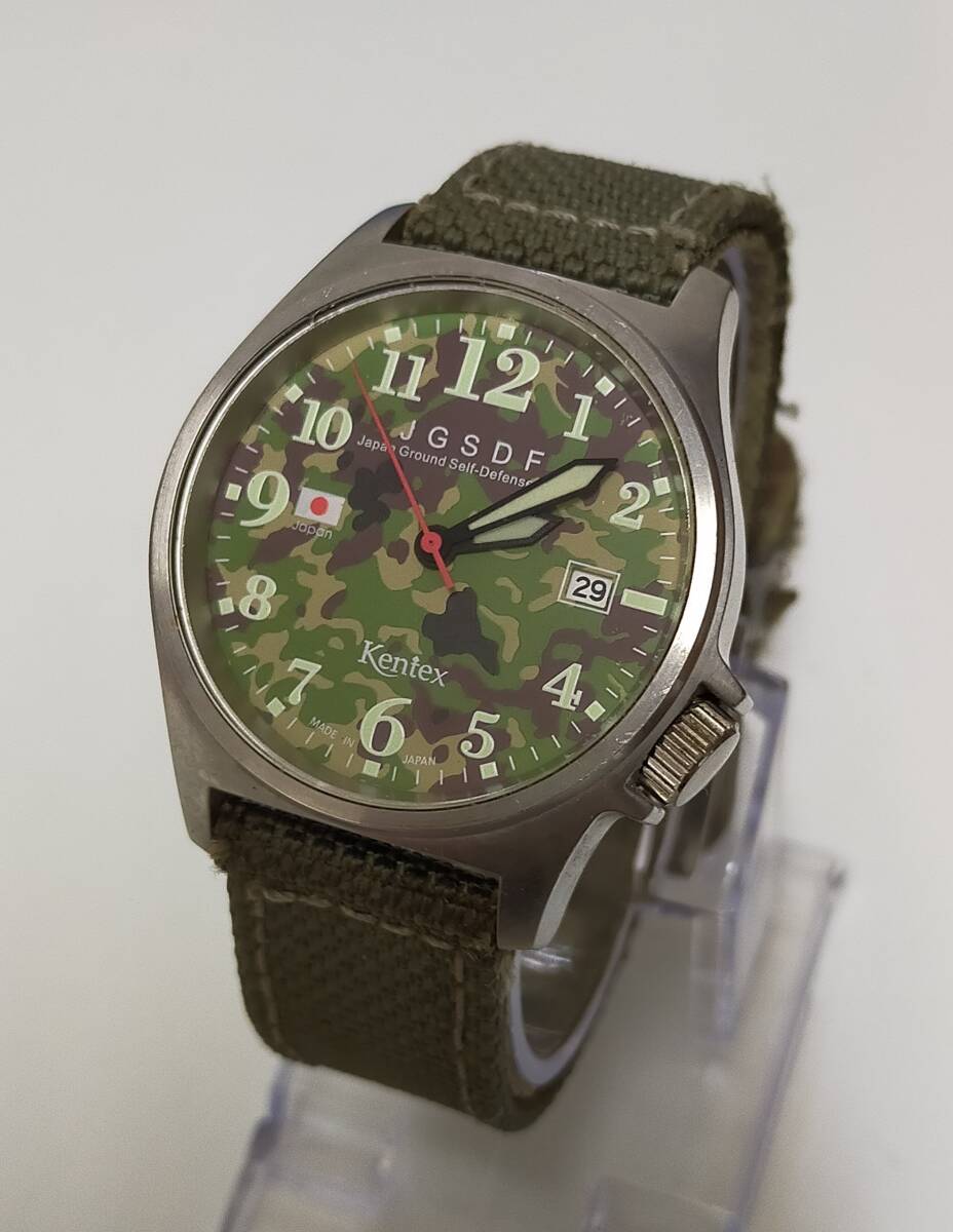 腕時計 Kentex JGSDF RANGER 陸上自衛隊モデル クォーツ 稼働品 ケンテックスの画像1
