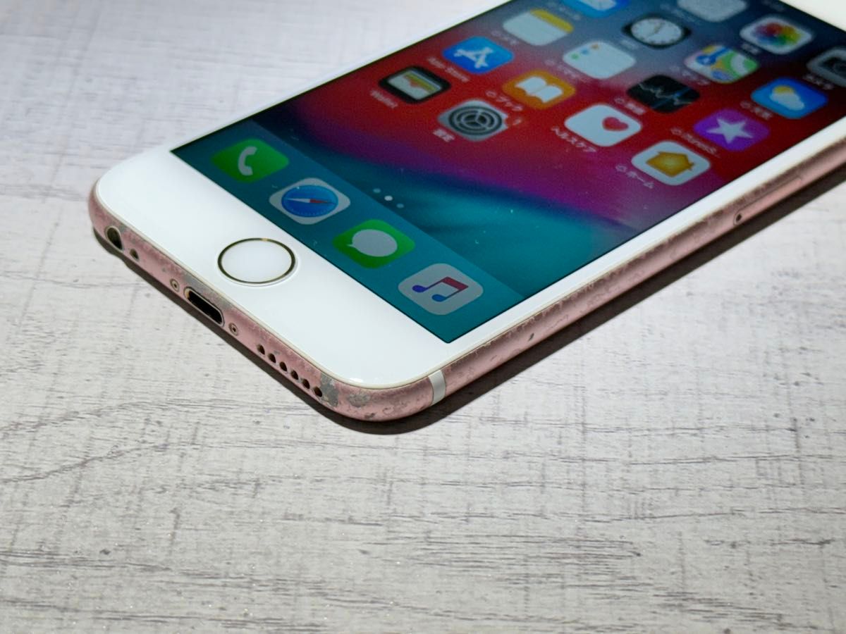 iPhone 6s RoseGold 64GB SIMフリー ローズゴールド ピンク H17