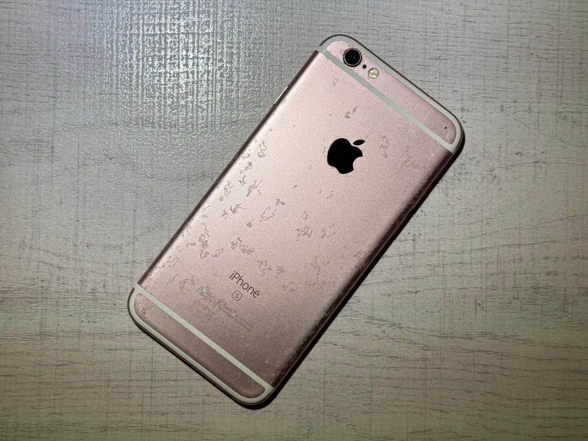 iPhone 6s RoseGold 64GB SIMフリー ローズゴールド ピンク H17