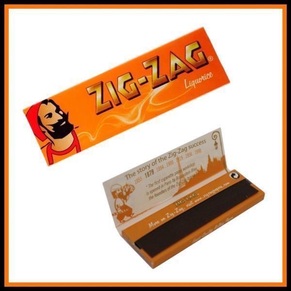 Zig Zag LIQUORICE ジグザグ リコリス ペーパー 20個セット   手巻き タバコ 煙草 ローリング スモーキング 喫煙具 B532の画像3