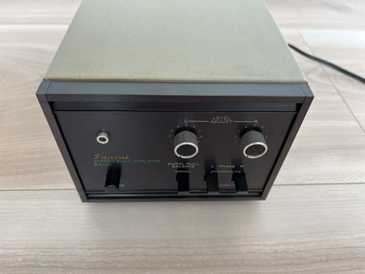 SANSUI BA-60 operation goods Sansui power amplifier 