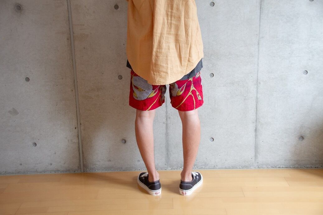 GRAMICCI Batik G-Shorts M RED ■グラミチ　orslow　レミレリーフ strato　narifuri ササフラス　mont-bell ブルーナボイン　 タコマフジ_画像6