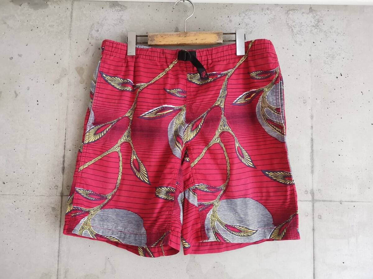 GRAMICCI Batik G-Shorts M RED ■グラミチ　orslow　レミレリーフ strato　narifuri ササフラス　mont-bell ブルーナボイン　 タコマフジ_画像1