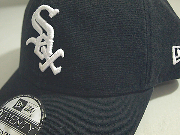 ニューエラ NEW ERA MLB ストラップバックキャップ 帽子 9TWENTY CORE CLASSIC REPLICA シカゴ ホワイトソックス ブラック_画像7