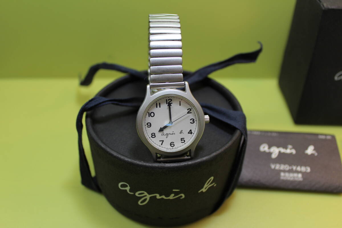 アニエスベー クォーツ腕時計 Ｙ４８３ 中古美品 agnes b の画像2