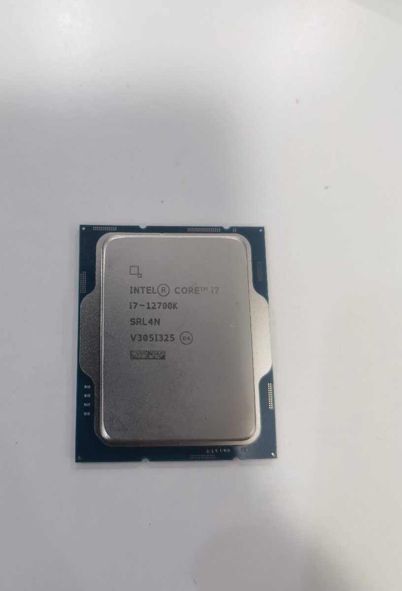 Intel CPU Core i7 12700K LGA【中古】CPUの画像1